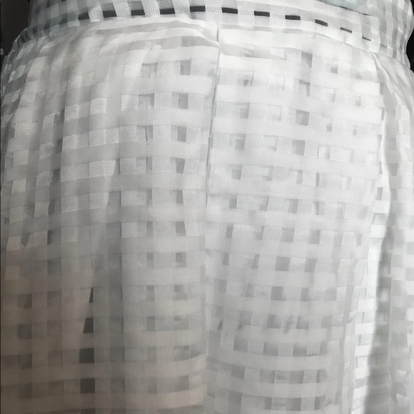 Vintage sheer waffle pattern high waist skirt - Picture 7 of 8